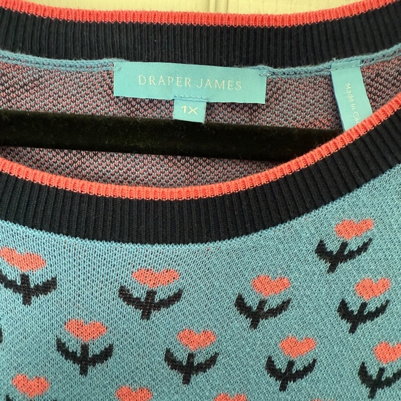 Draper James Sweater Dress in Jacquard Tulip - Picture 5 of 5